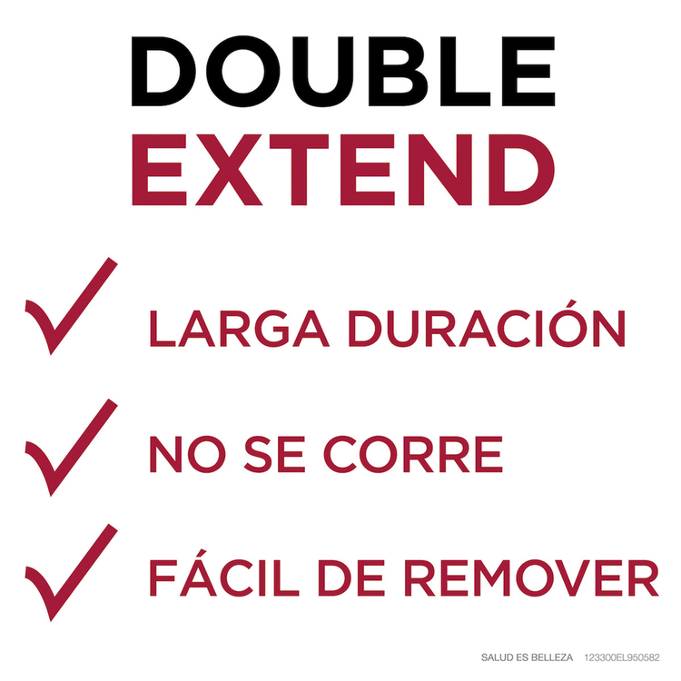 Double Extension Mascara de pestañas pestañas nutridas con efecto extensión
