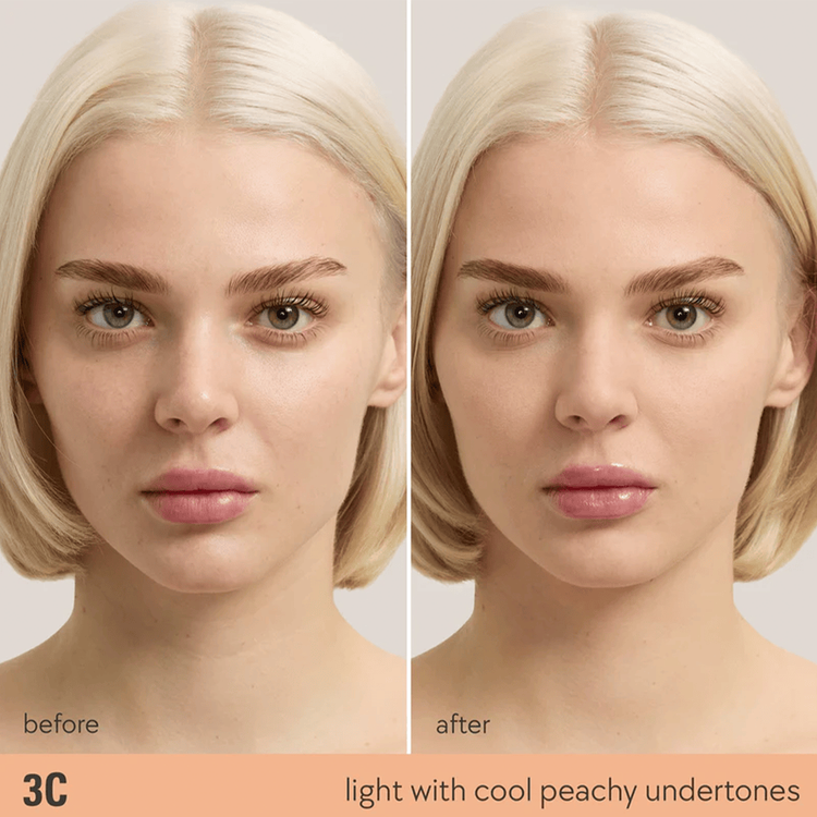 Kylie Natural Blur Powder Foundation - Base de maquillaje, acabado mate