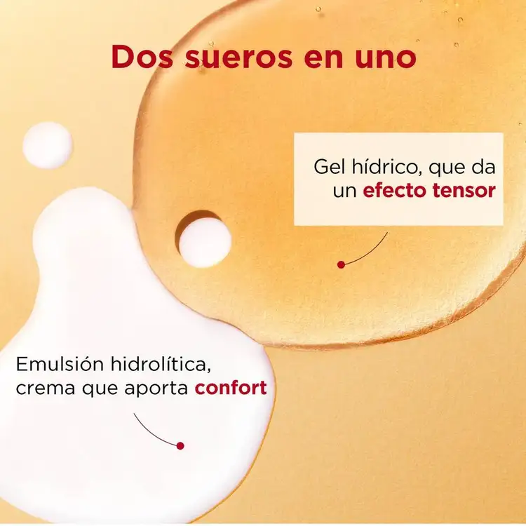 Double Serum Hydrolipidic System - Suero contorno de ojos, lisa arrugas, reduce bolsas y ojeras, y fortalece la piel