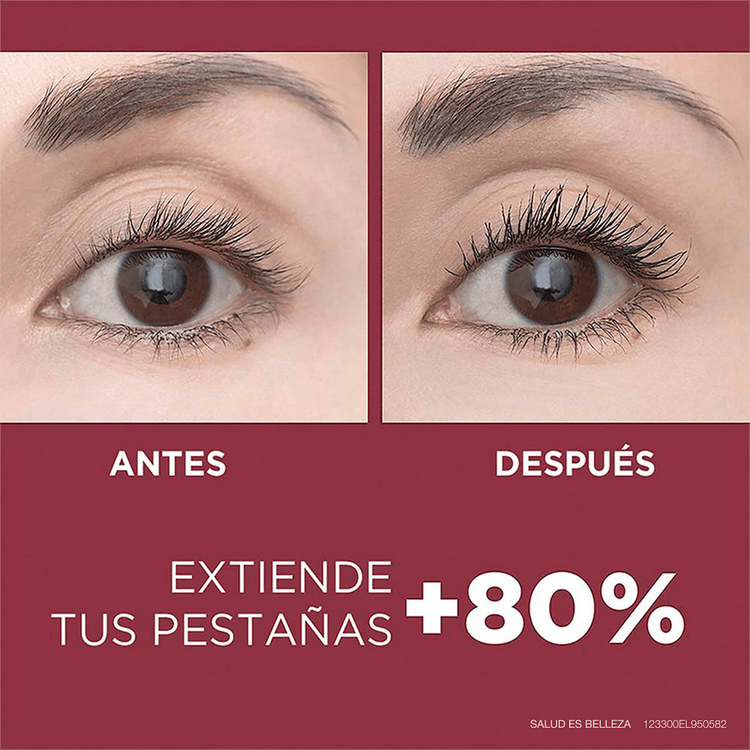 Double Extension Mascara de pestañas pestañas nutridas con efecto extensión