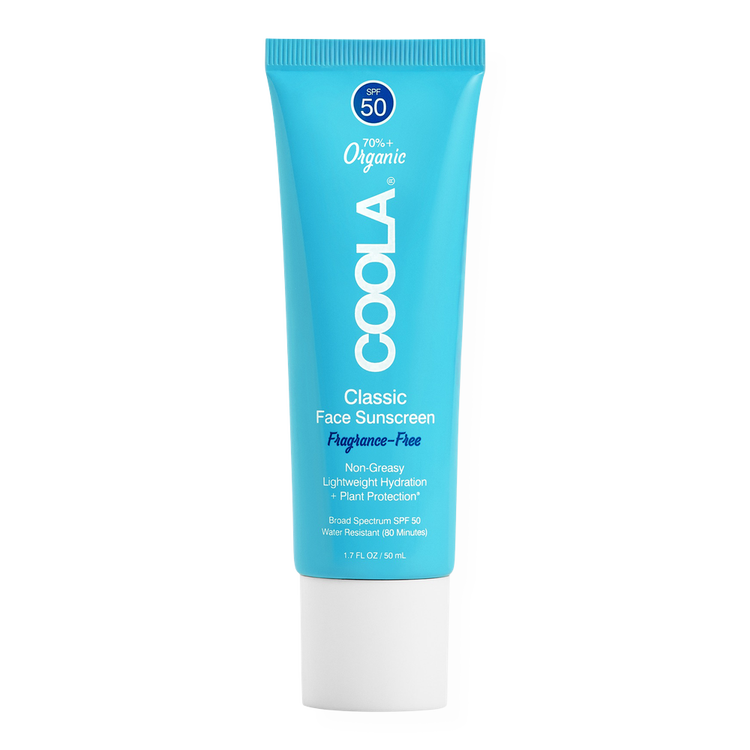 Organic Classic Face Sunscreen SPF 50 - Protector solar facial, de amplio espectro