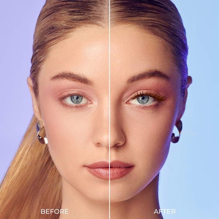 Falscara Extensiones de pestañas individuales duración de hasta 10 días con el uso de Overnighter