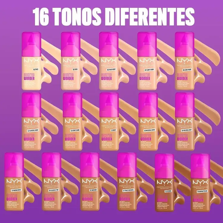 Make Em Wonder - Base de maquillaje para rostro, acabado mate suave