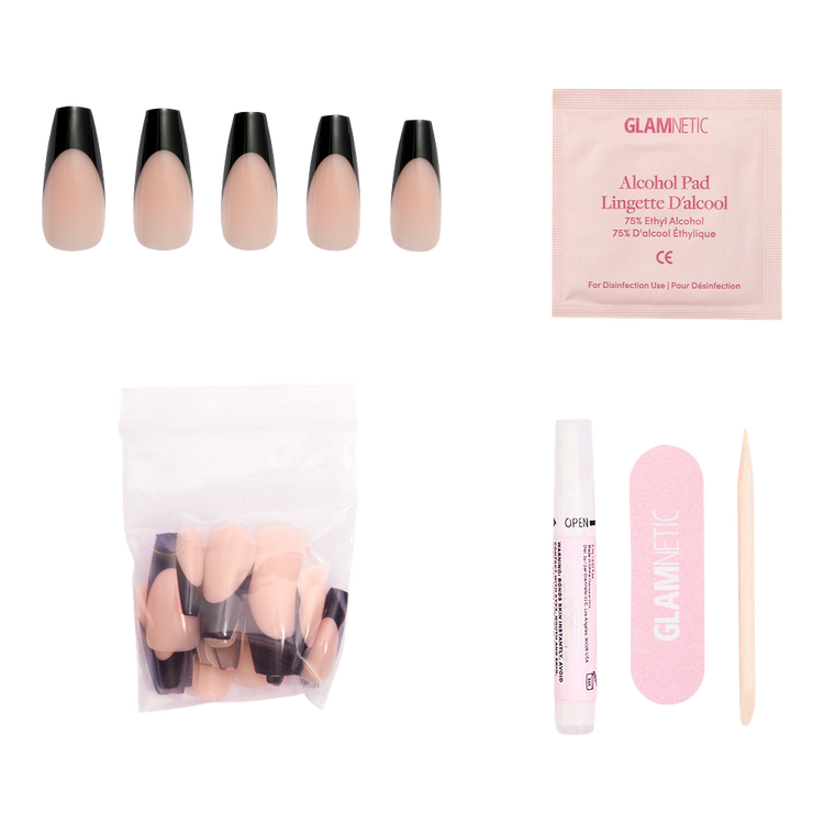 Rogue Press-On Nails Uñas postizas diseño moderno y fácil aplicación