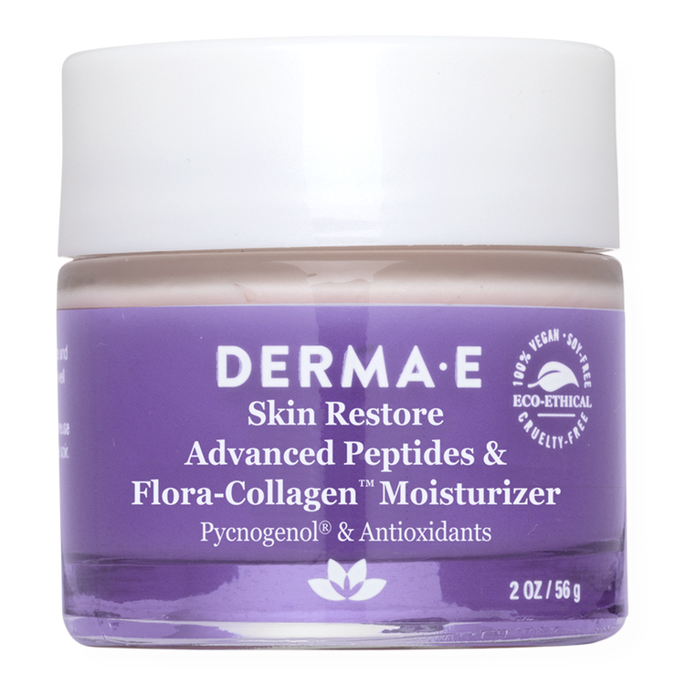Advanced Peptides and Flora-Collagen Moisturizer Crema hidratante suaviza la apariencia de arrugas