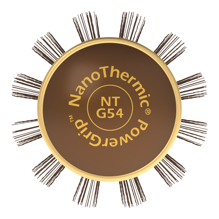 NanoThermic PowerGrip - Cepillo para cabello, peinado suave y sin daño