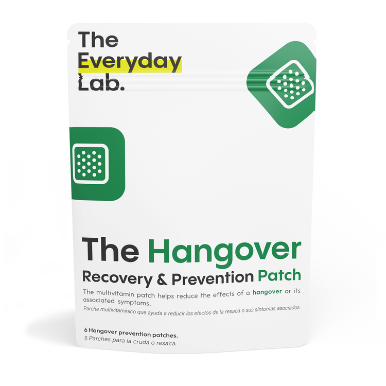 The Hangover Recovery & Prevention Patch - Parche multivitamínico, 12 horas de duración
