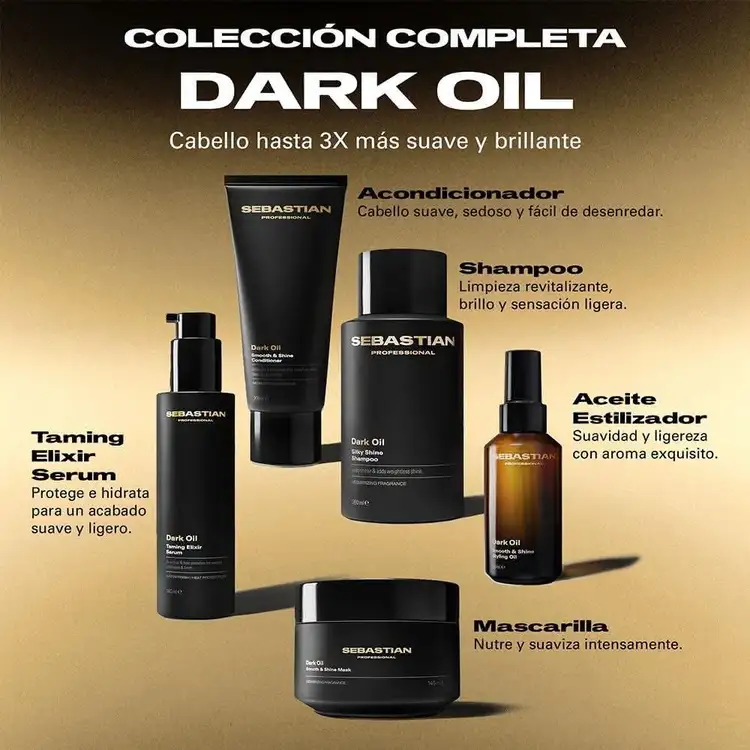 Dark Oil - Acondicionador, brillo y suavidad