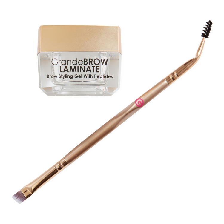 Grandebrow-Laminate Brow Styling Gel With Peptides Gel para cejas con péptidos gel fijador con efecto laminado.