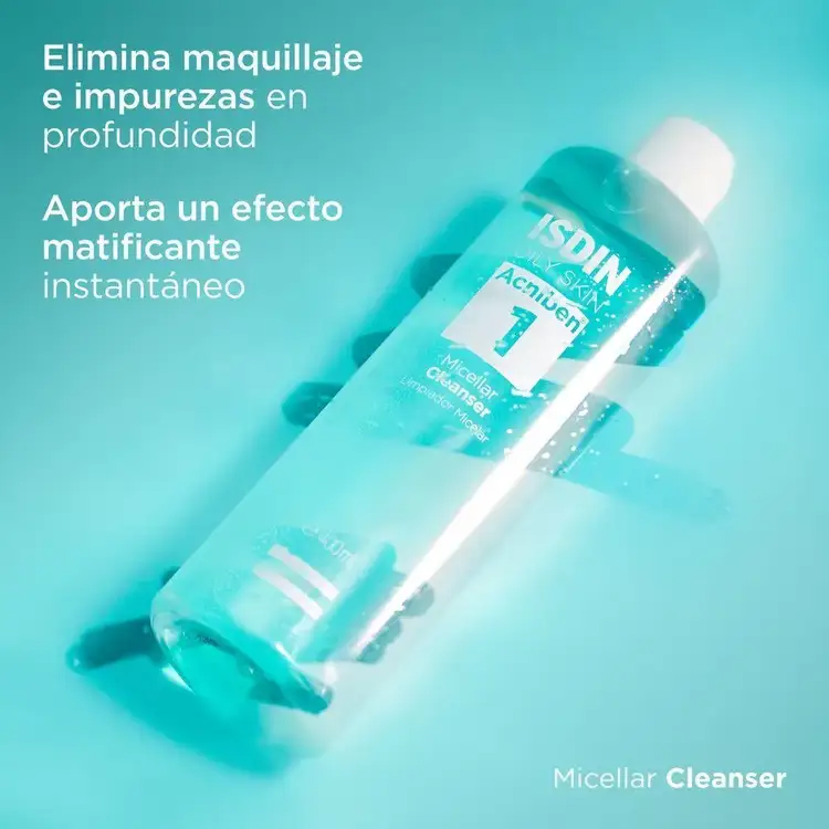 Acniben - Limpiador facial, para piel grasa o con tendencia acnéica