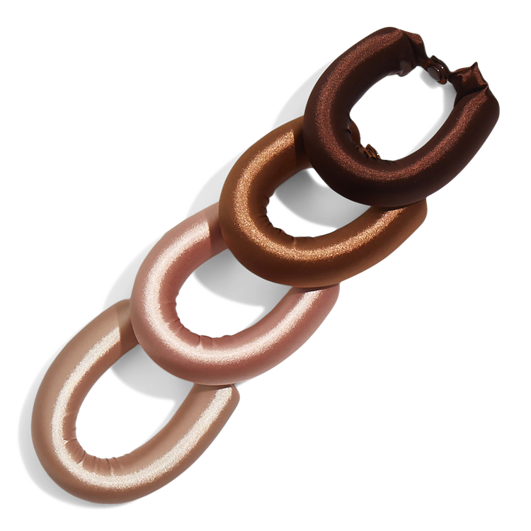 Rosewood Jumbo Satin Flexi Rods Rizadores flexibles crea rizos sueltos