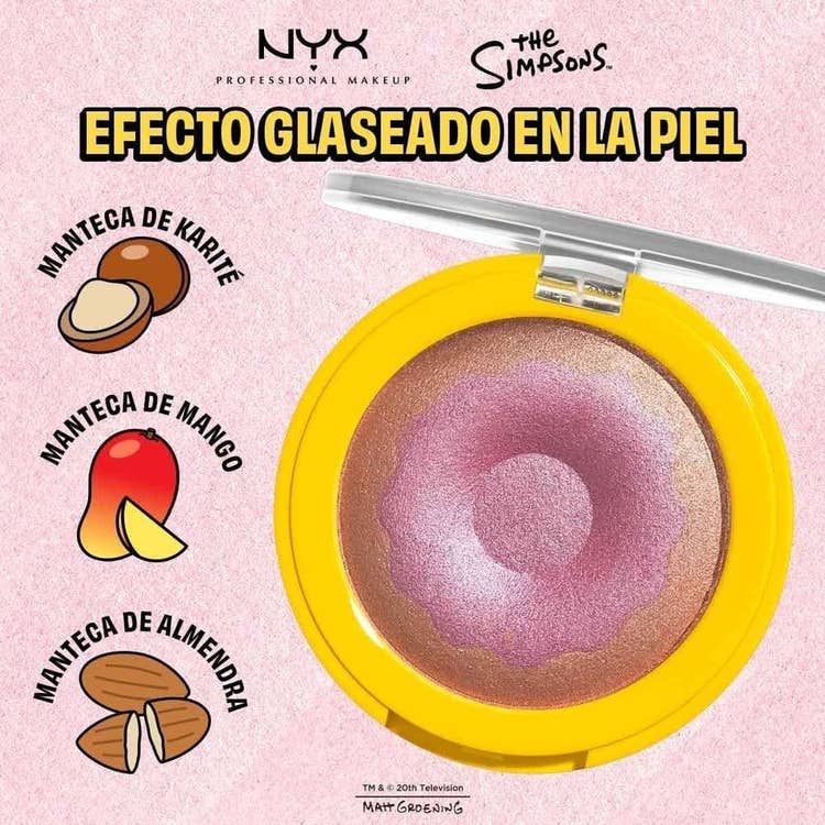Simpsons Donut - Highlighter, Brillo radiante efecto glaseado