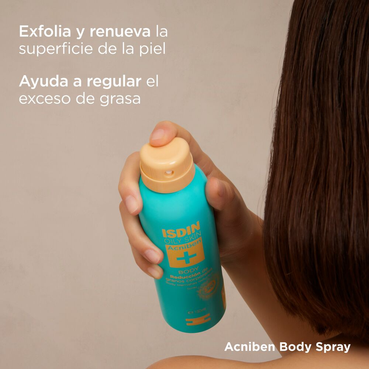 Acniben - Spray corporal, reducción de granos corporales