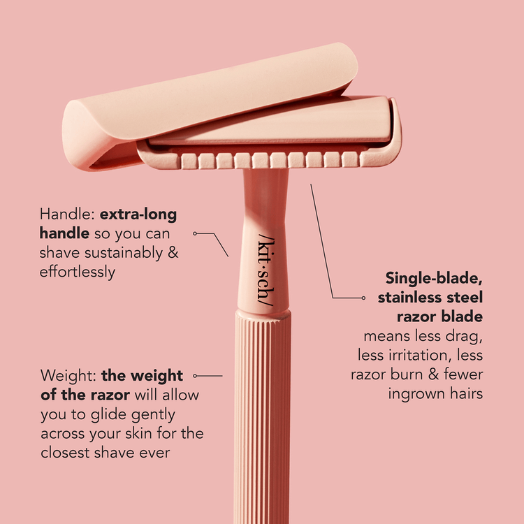 Perfect Glide Safety Razor Afeitadora afeitado suave y seguro