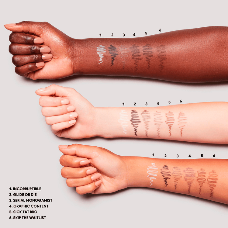 Colour Excess Gel Pencil Eye Liner Lápiz delineador de ojos resistente al agua y pigmentado