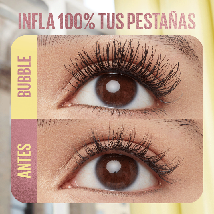 MAYBELLINE Colossal Bubble - Mascara de Pestañas, lavable, 10 ml