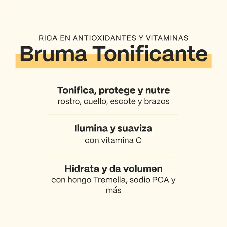 Vitamin C - Mist tonificante, nutre la piel