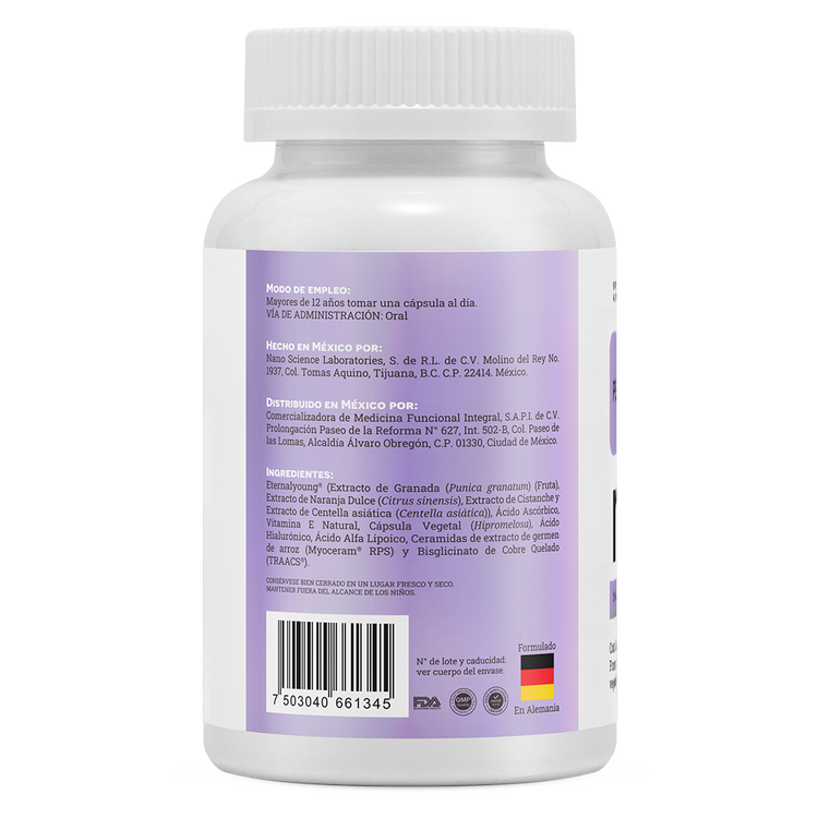 Peach Please - Cápsulas, Vitamina E y Ácido Hialurónico