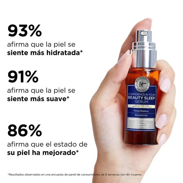 Confidence In Your Beauty Sleep - Suero facial, con antioxidantes que hidratan y fortalecen la piel