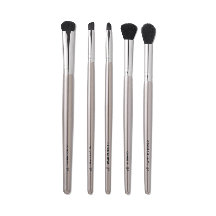 e.l.f. Smoky Eye Brush Kit Juego de 5 brochas de maquillaje para ojos ahumados