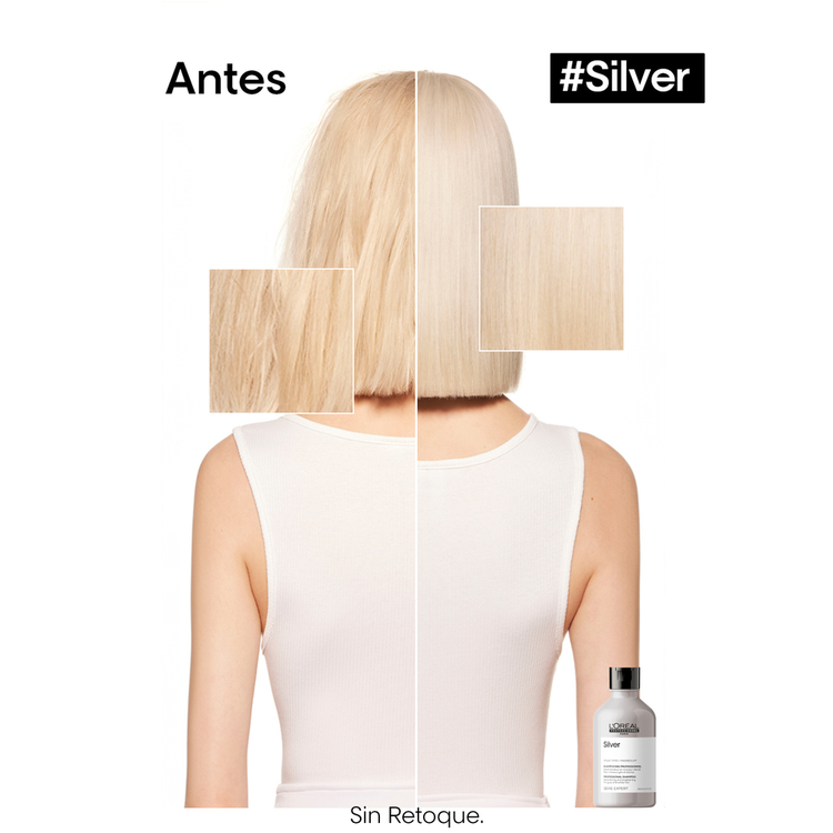 Silver - Shampoo, elimina tonos amarillentos