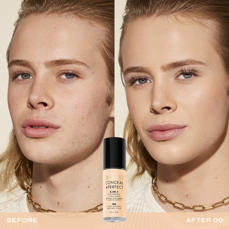Conceal + Perfect 2-in-1 - Base y corrector, cobertura total y perfecta