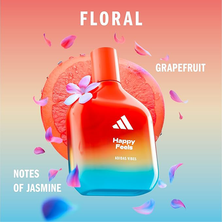 Vibes Happy Feel Eau De Parfum Perfume aroma floral