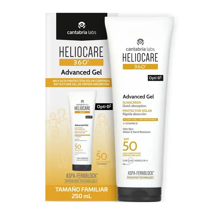 Advanced Gel SPF 50+ Protector solar de rápida absorción