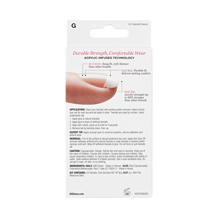 Salon Acrylic Uñas postizas hasta 7 días de duración