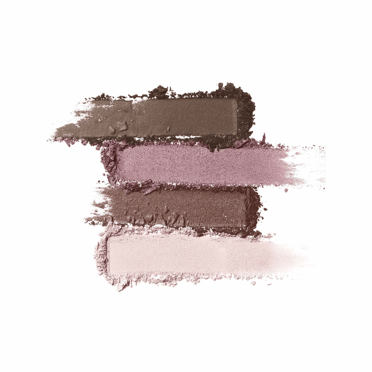 All About Shadow Quads Pink Chocolate Sombra de ojos look intenso y colorido de larga duración