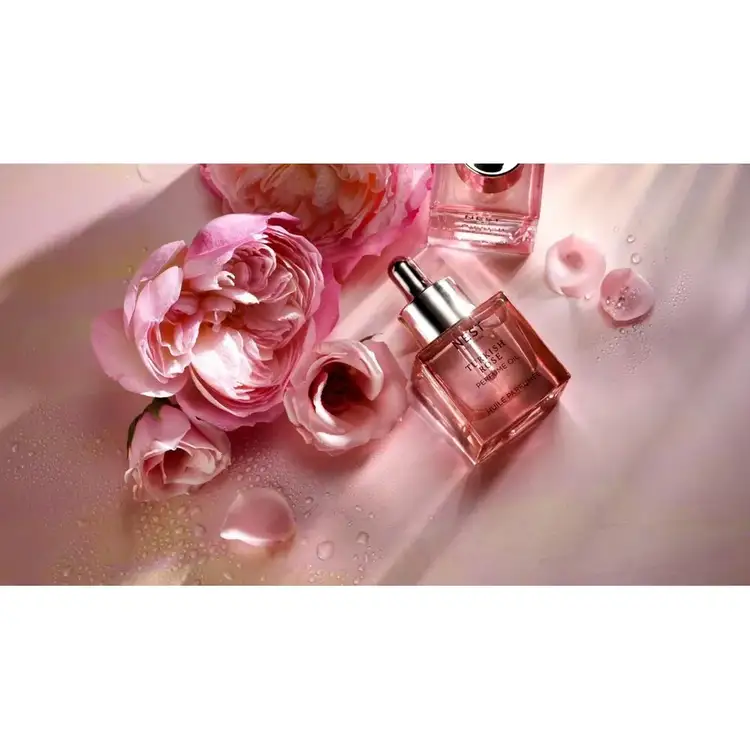 Turkish Rose - Aceite de perfume, con notas de rosa fresca con rocío