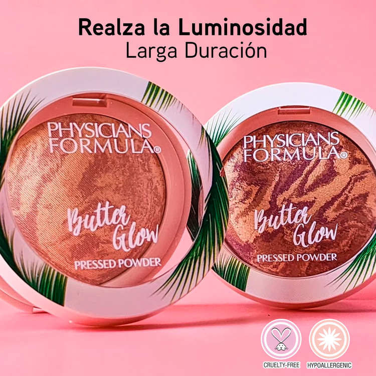 Butter Glow Pressed Power Translúcido Polvo traslúcido para piel sensible
