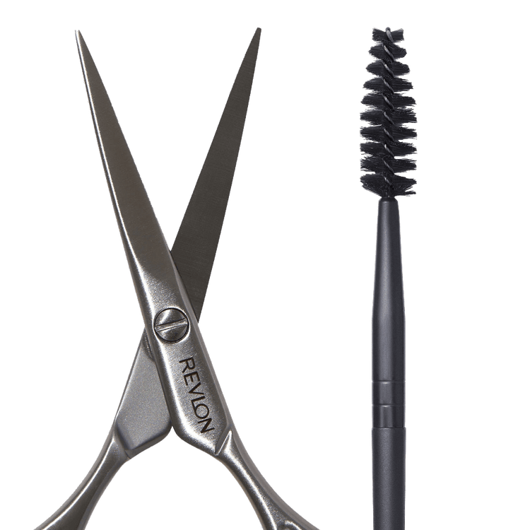 Revlon Bt Tijeras para cejas recorta bigote y barba