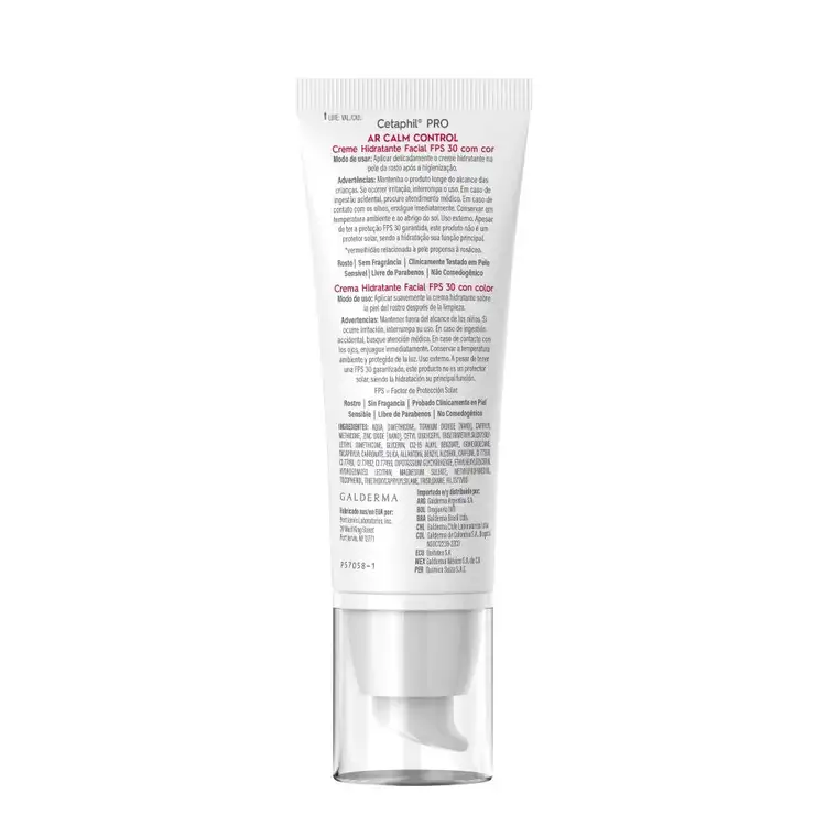 Pro Ar Calm Control Hidratante Día Crema hidratante fps 30 con color