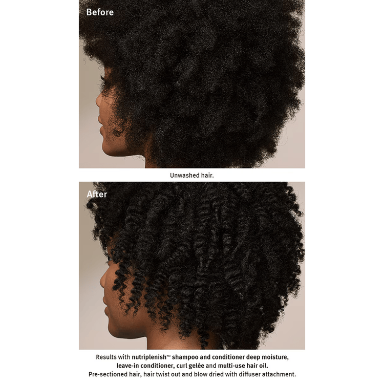 Nutriplenish Acondicionador hidrata y nutre el cabello seco y opaco