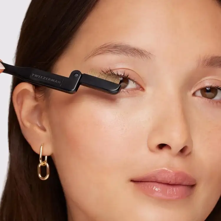 Folding I-Lashcomb Peine para pestañas ideal para rizado de pestañas