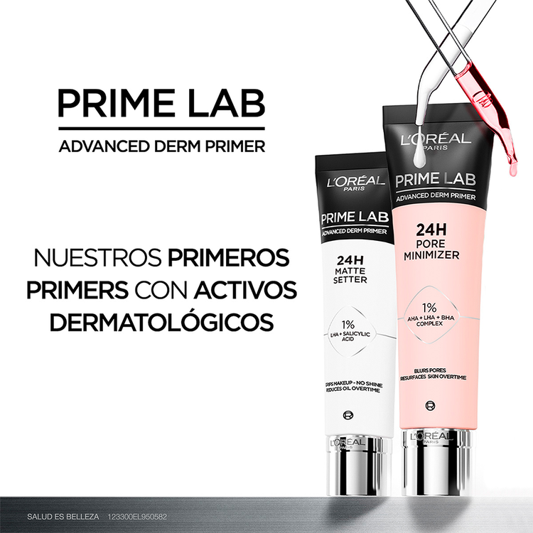 Prime Lab Primer líquido matifica la piel