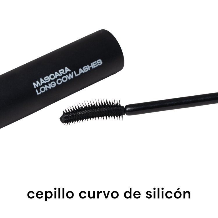 Long Cow Lashes - Máscara de pestañas, alargadora a prueba de agua, 10 gr