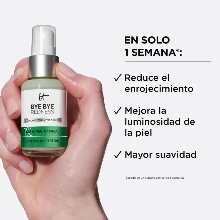 Bye Bye Serum Suero facial reduce rojeces rápido y refuerza la hidratación