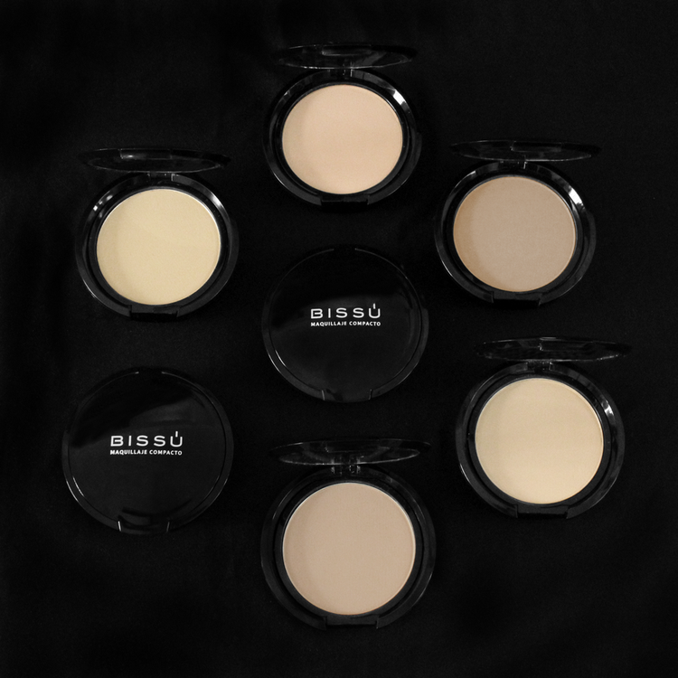 Polvo compacto, acabado mate