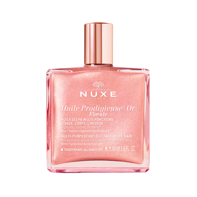 Huile Prodigieuse Oro Florale Aceite seco nutre piel cabello textura no grasa