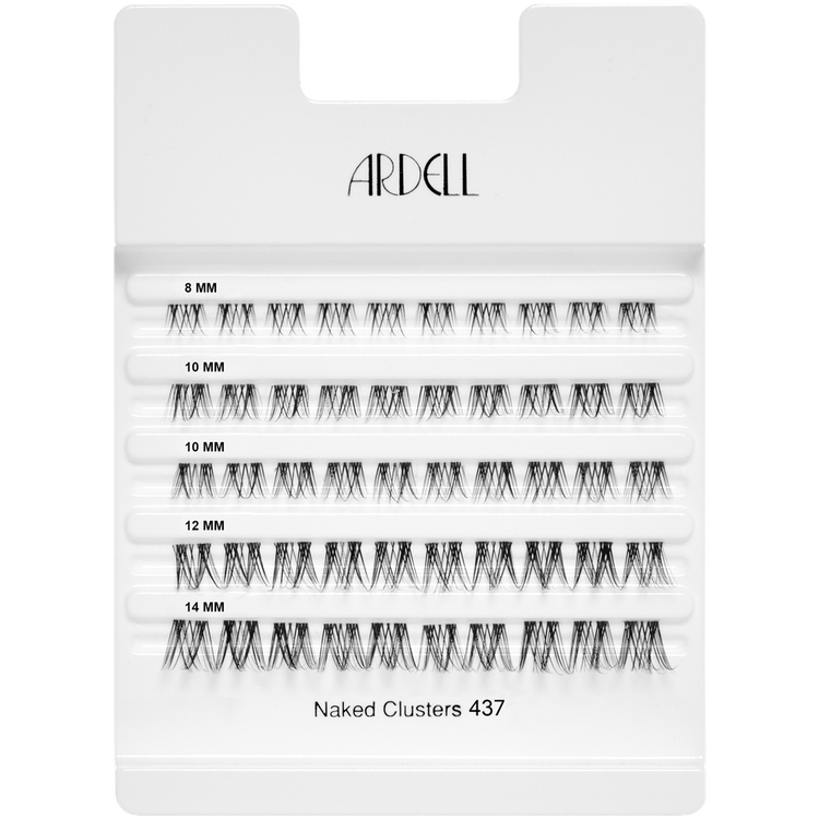 Naked Lash Clusters 437 Pestañas en clusters personalizables pestañas ligeras y personalizables.