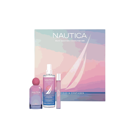 Rose Island Women - Set de regalo, Eau de Parfum 100ml + BM 250ml + PS10ml