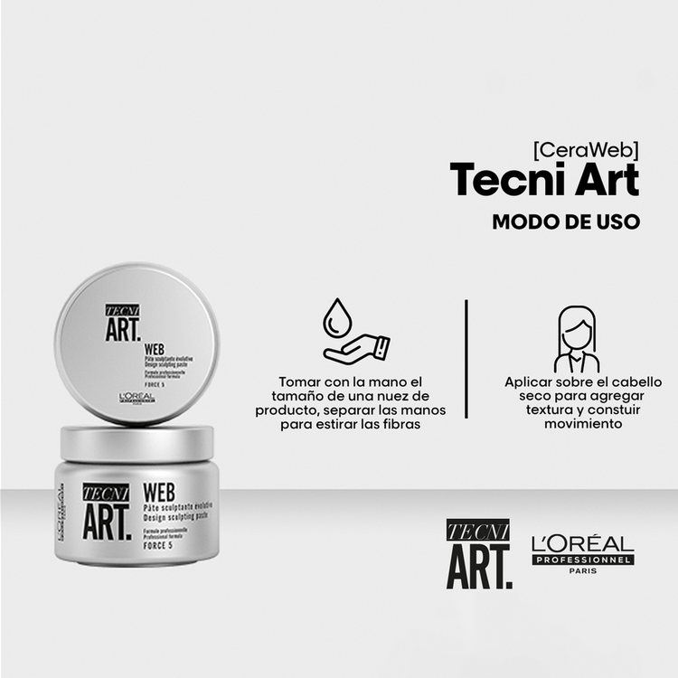 Tecni Art - Cera modeladora, para todo tipo de cabello