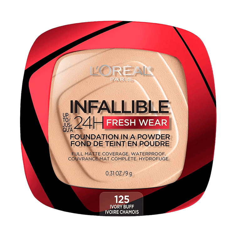 Infallible Freshwear 24H - Polvo de maquillaje, acabado mate de larga duración