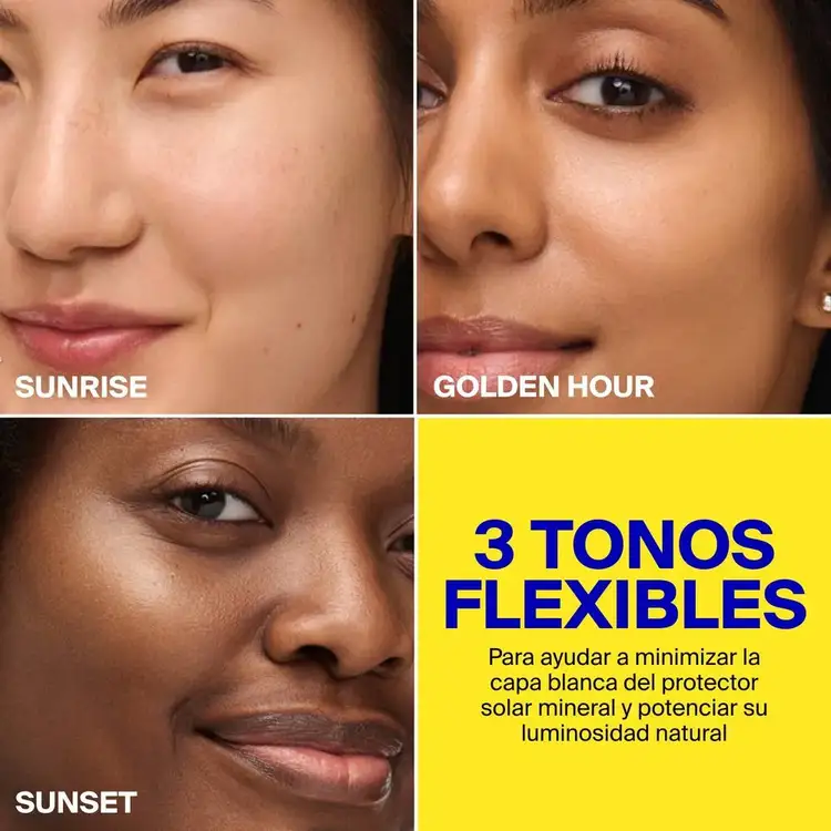 Mineral Glowscreen Soft-Radiance Drops SPF 40 - Sunrise - Protector solar SPF 40, con color que realza la luminosidad