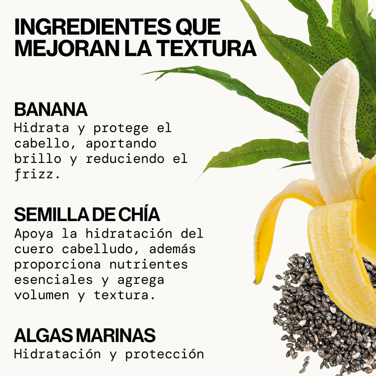 Beach Hair Balm Salty Waves - Tratamiento sin enjuague, hidrata y nutre el cabello