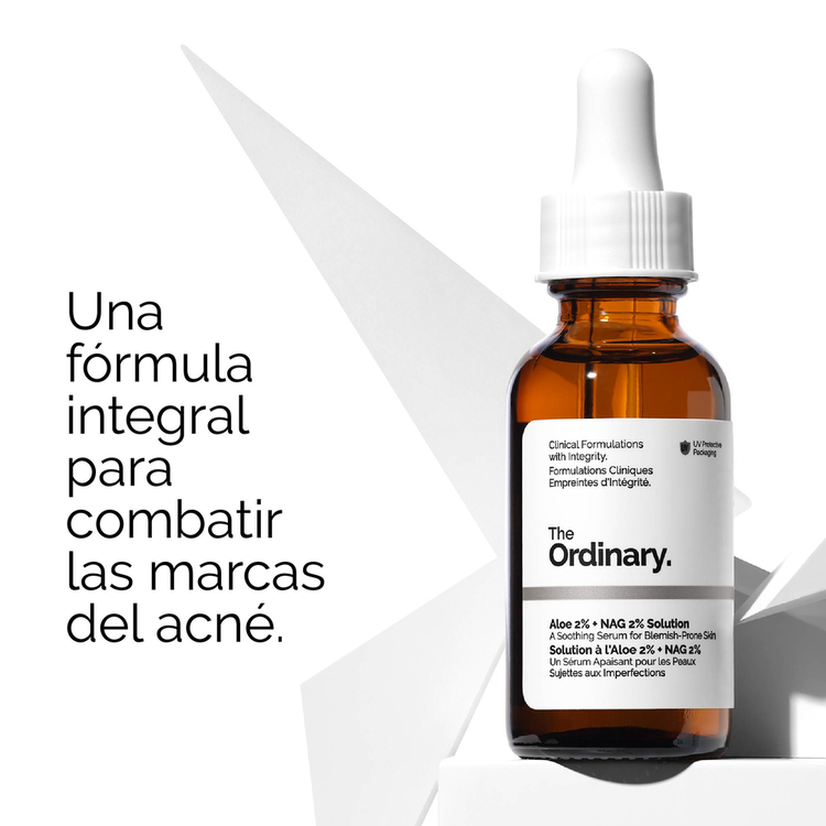 Aloe 2% + Nag 2% - Solución post acné, para pieles propensas a imperfecciones