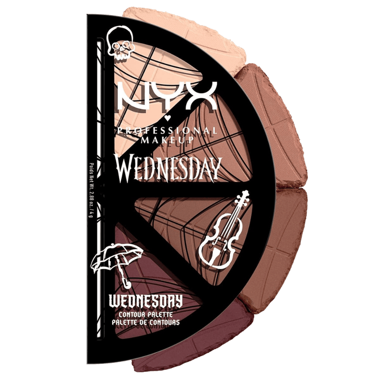 Wednesday Paleta de Contour - Esculpe y define con cuatro tonos fríos, edición limitada
