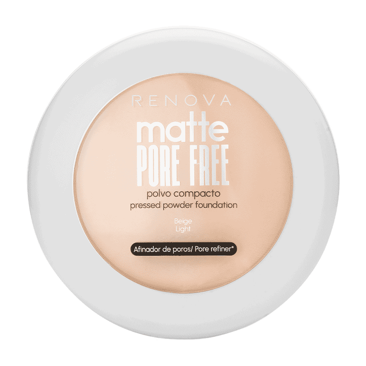 Matte Pore Free - Polvo compacto, de efecto mate